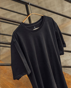 Polera N°35 Negro 100% Algodón Pima