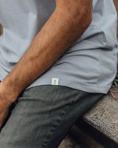Polera Nº35 Ceniza 100% Algodón Pima