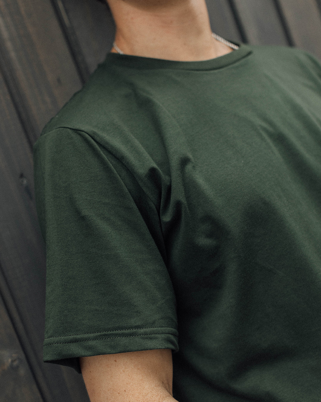 Polera N°35 Verde Nalca 100% Algodón Pima