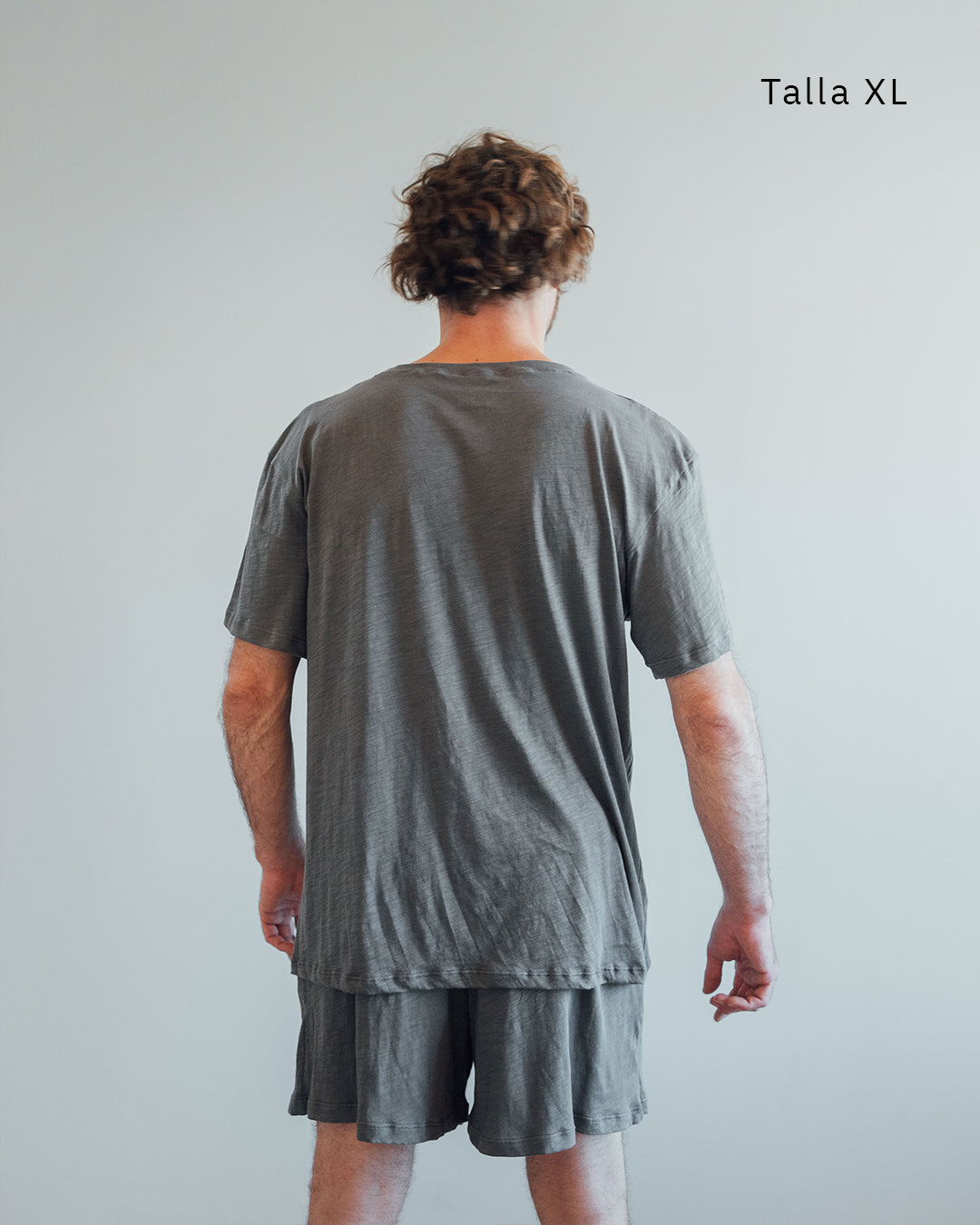 Pijama Algodón Pima Orgánico Gris