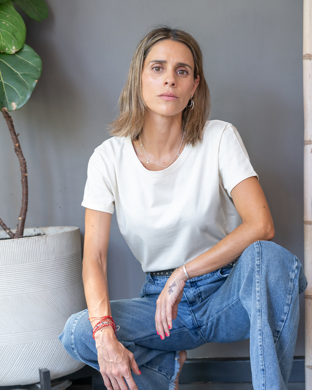 Polera N27 Crema